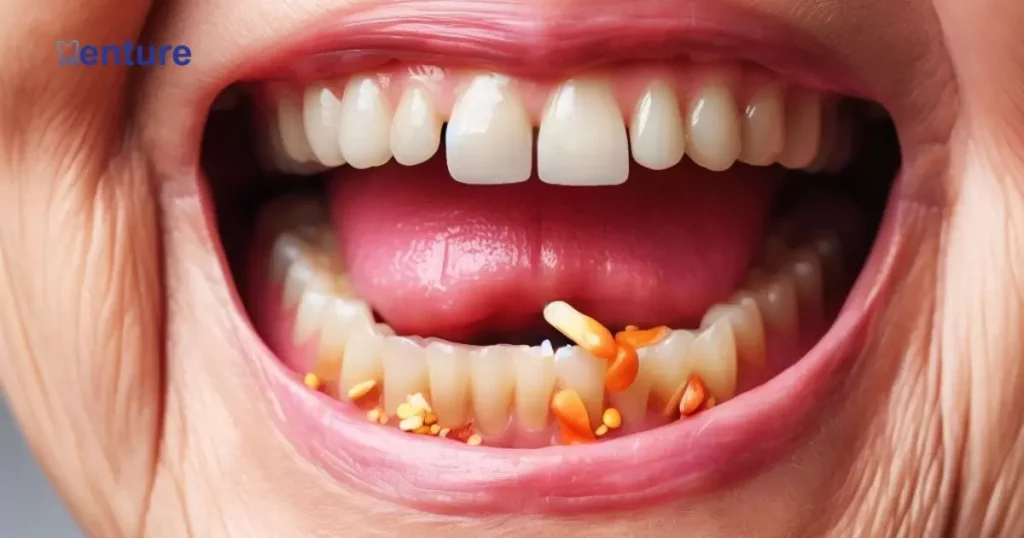 Food Get Stuck Under Partial Dentures