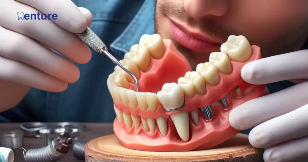 The Process Of Adding A Tooth To A Partial Denture